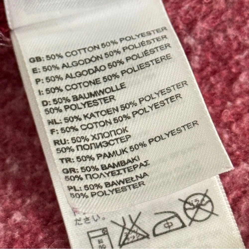 The North Face Men's XL Heathered Red Long Sleeve Pull Over Sweatshirt